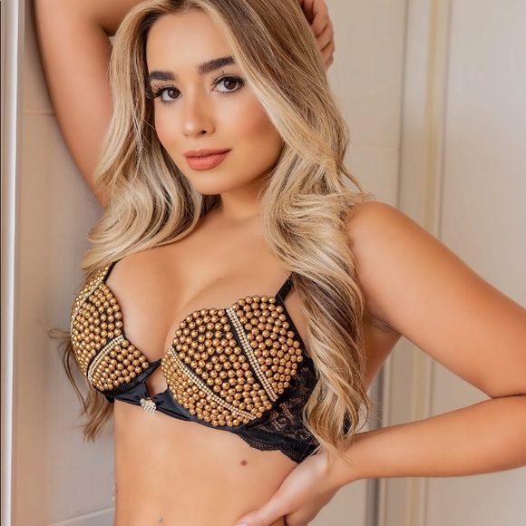 SOLD ⚜️NEW Luxury rhinestone Brazilian lingerie set🇧🇷 - Picture 4 of 8